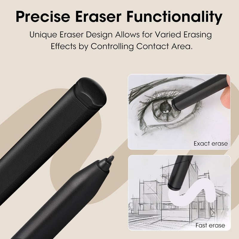 abasuto Magnetic 2 Pen with Eraser, EMR Digital Stylus for Remarkable Replacement, Alternative Marker Plus - Image 5